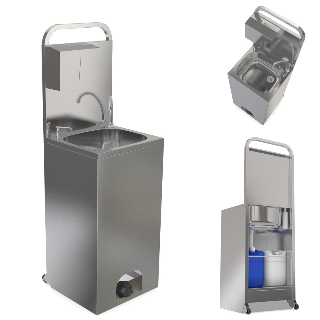 Portable Hand Wash Sink St Steel  COVID